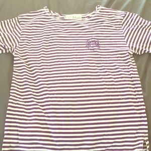 Medium Purple Striped Rafaela Shirt